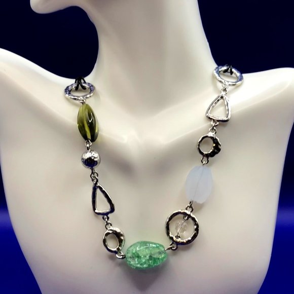 Lia Sophia Jewelry - Lia Sophia Silver-Tone &Black Corded Bead Necklace